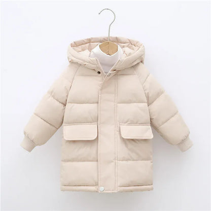 Trendy Kids Apparel Kids Clothing Kids' Long Cotton-Padded Winter Parka