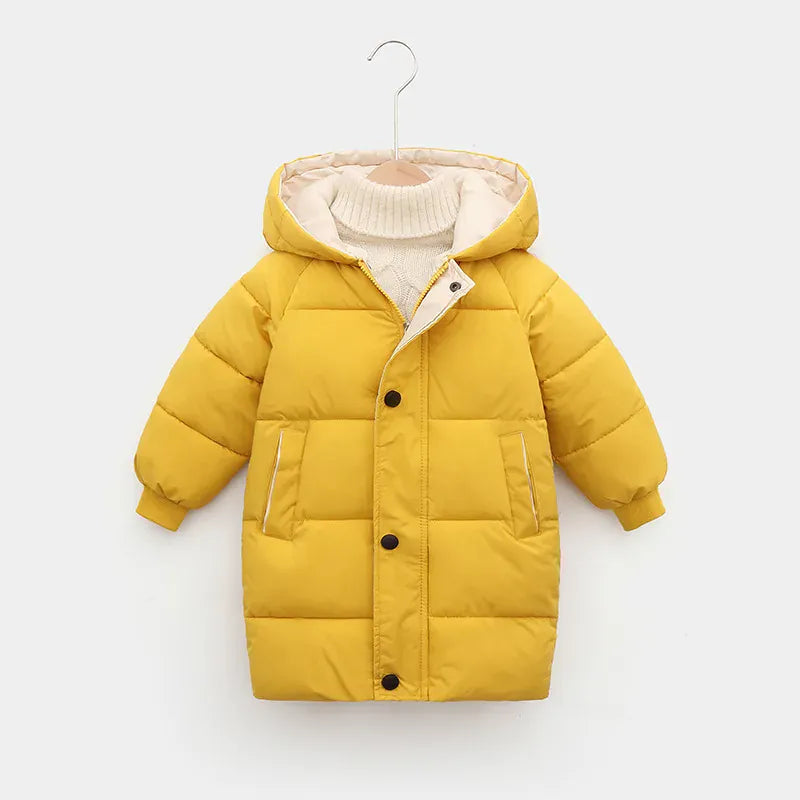 Trendy Kids Apparel Kids Clothing Kids' Long Cotton-Padded Winter Parka