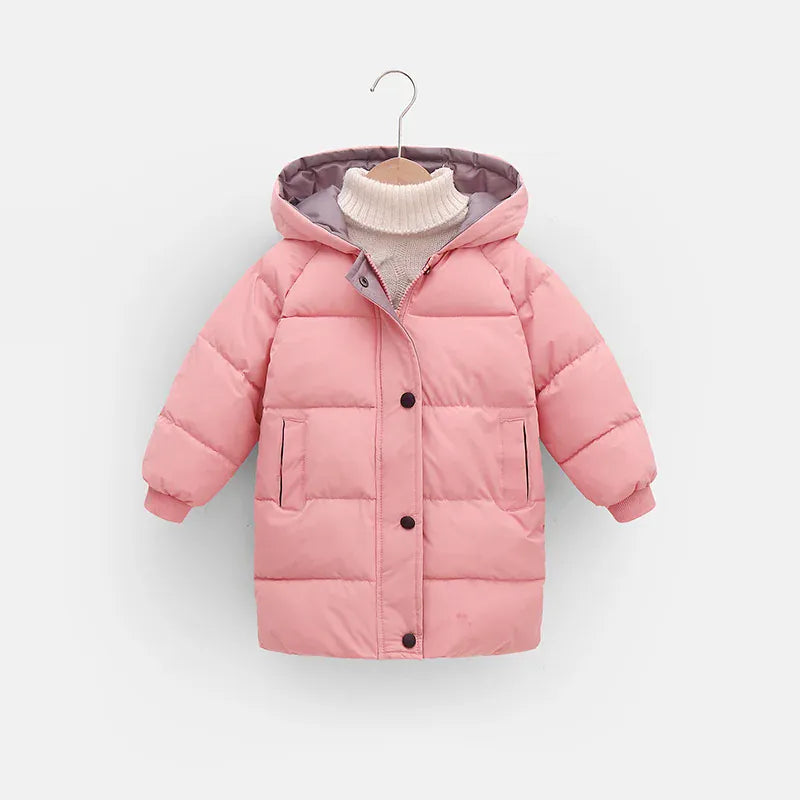 Trendy Kids Apparel Kids Clothing Kids' Long Cotton-Padded Winter Parka