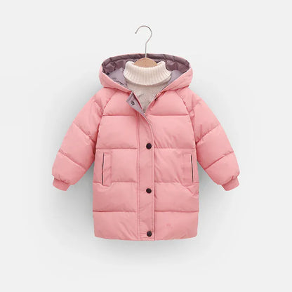 Trendy Kids Apparel Kids Clothing Kids' Long Cotton-Padded Winter Parka