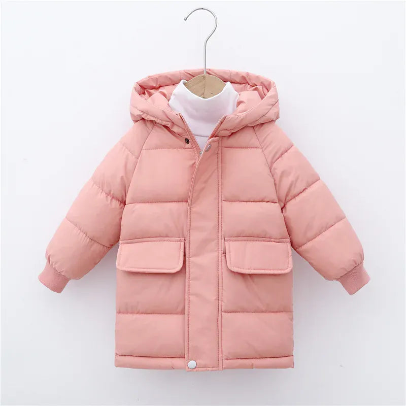 Trendy Kids Apparel Kids Clothing Kids' Long Cotton-Padded Winter Parka
