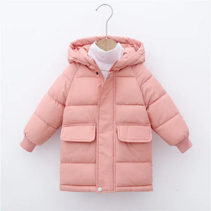 Trendy Kids Apparel Kids Clothing Kids' Long Cotton-Padded Winter Parka