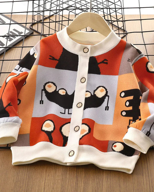 Trendy Kids Apparel Kids Clothing Kids' Unisex Autumn/Winter Hooded Cardigan Coat