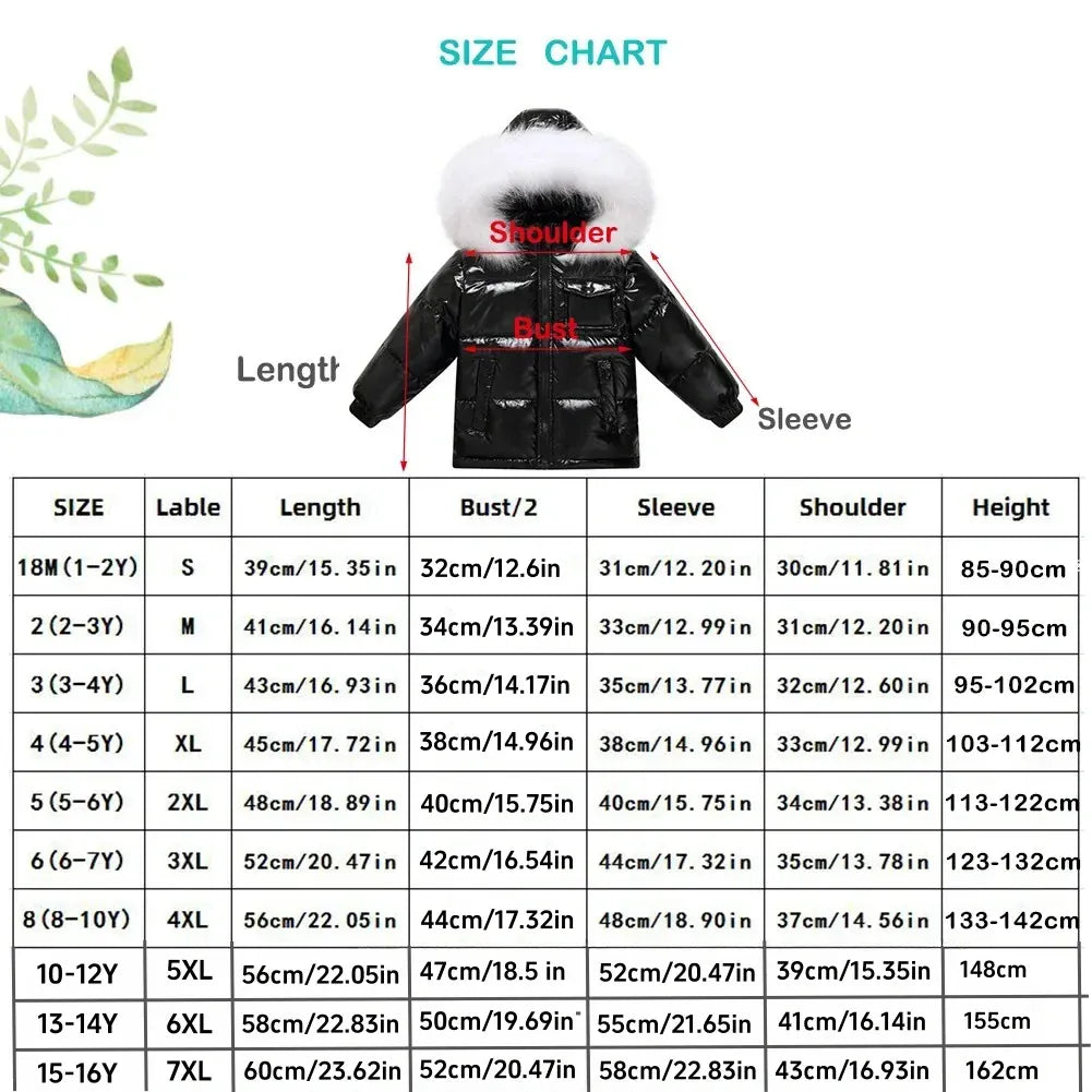 Trendy Kids Apparel Kids Clothing Kids Winter Down Parka