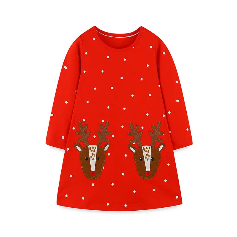 Trendy Kids Apparel Kids Clothing Long Sleeve Kids Preppy Style Dress