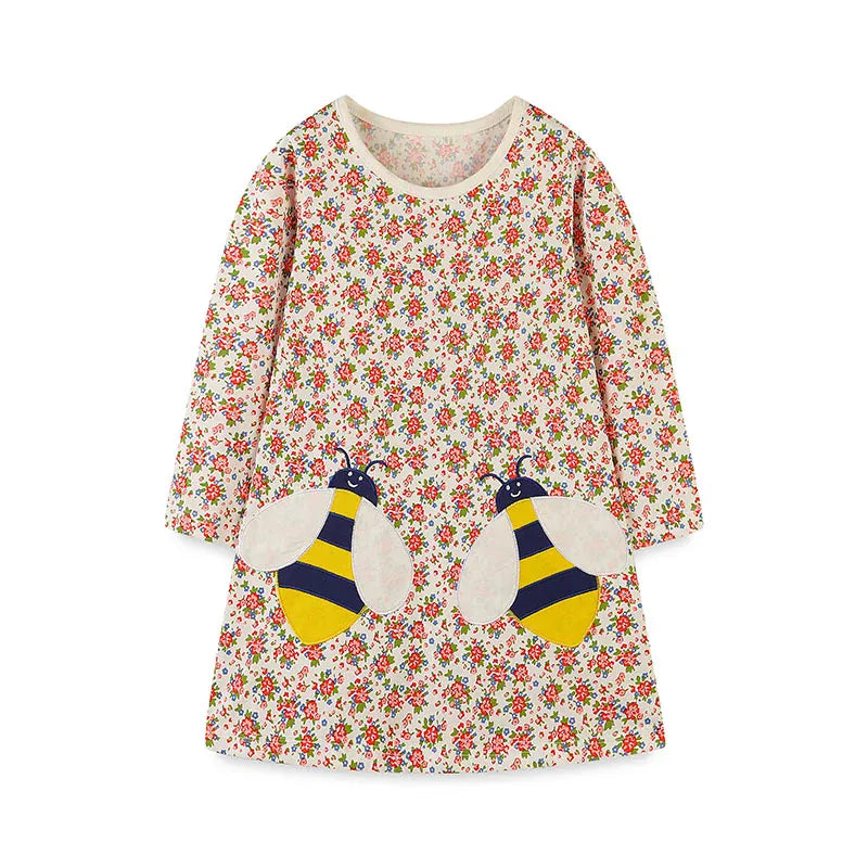 Trendy Kids Apparel Kids Clothing Long Sleeve Kids Preppy Style Dress