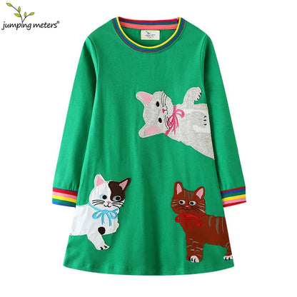Trendy Kids Apparel Kids Clothing Long Sleeve Kids Preppy Style Dress