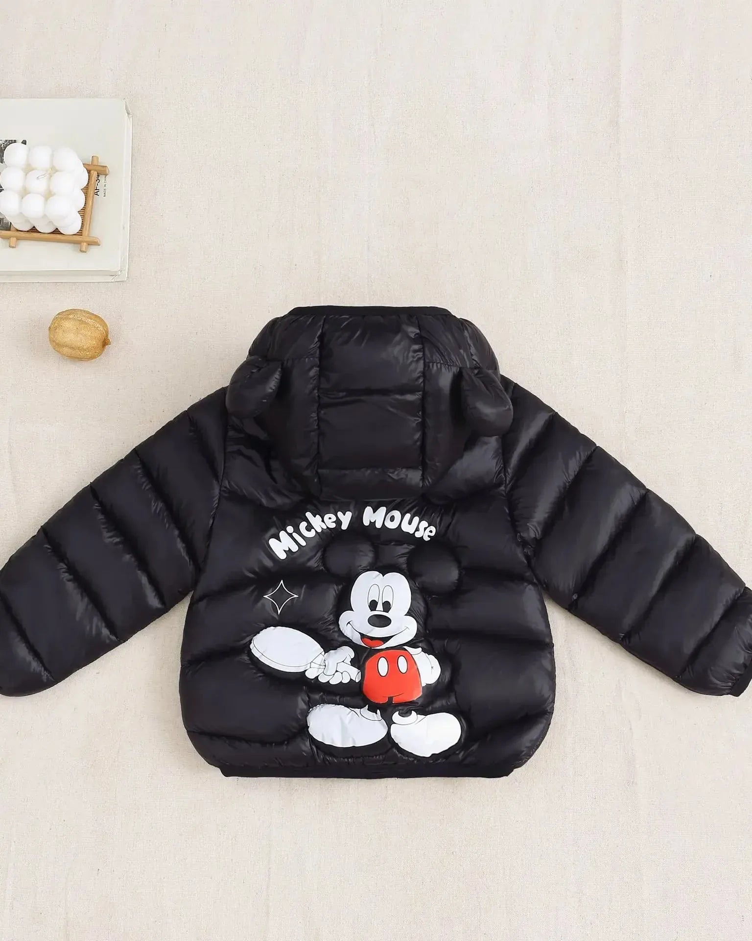 Trendy Kids Apparel Kids Clothing Mickey Mouse Winter Hooded Coat