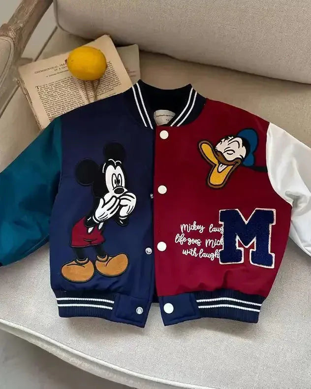Trendy Kids Apparel Kids Clothing Mickey print Children Cartoon Jacket