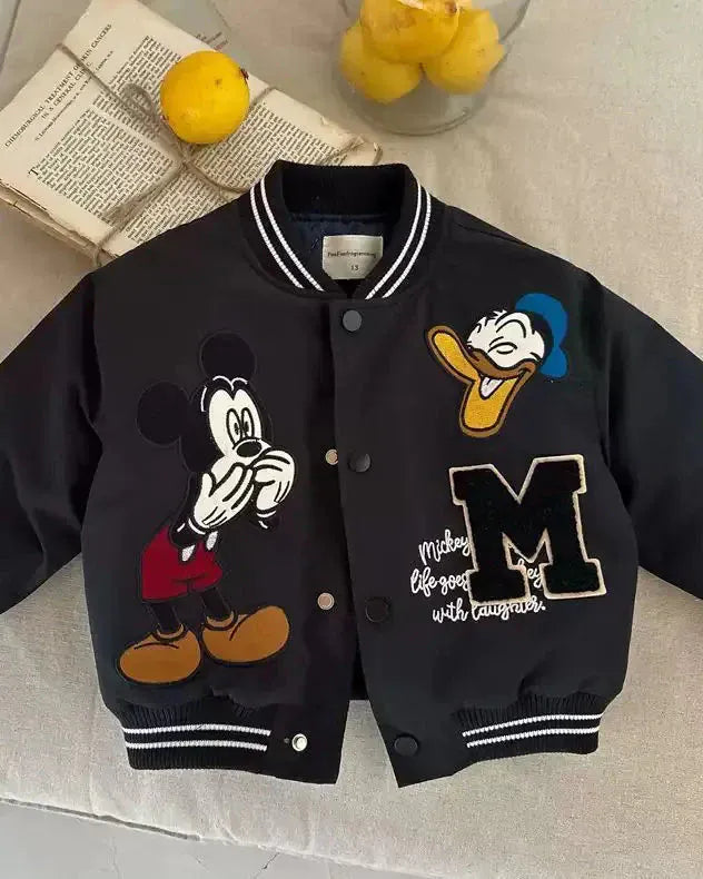 Trendy Kids Apparel Kids Clothing Mickey print Children Cartoon Jacket