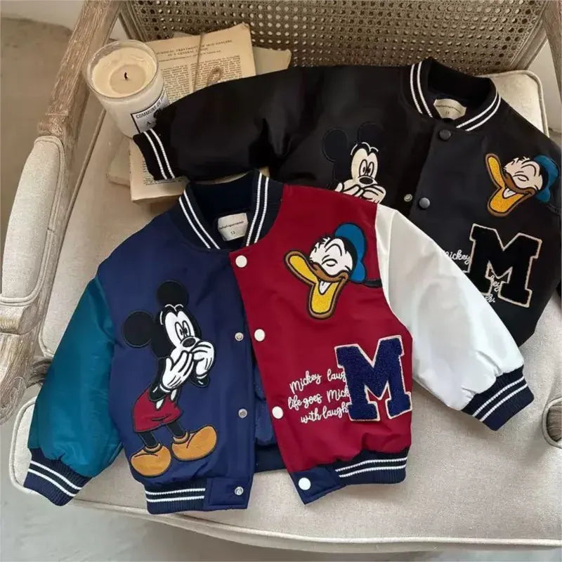 Trendy Kids Apparel Kids Clothing Mickey print Children Cartoon Jacket