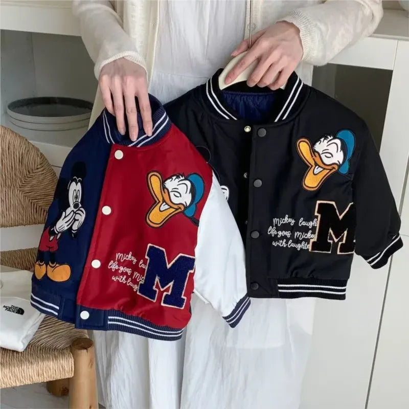 Trendy Kids Apparel Kids Clothing Mickey print Children Cartoon Jacket