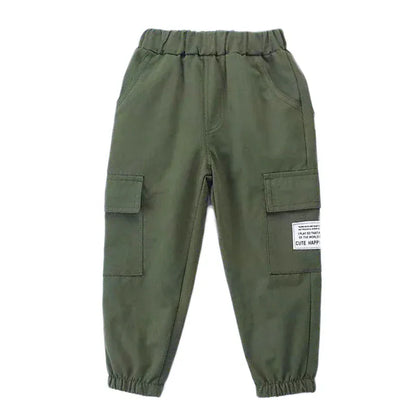 Trendy Kids Apparel Kids Clothing New Cotton Cargo Pants