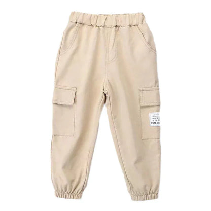 Trendy Kids Apparel Kids Clothing New Cotton Cargo Pants