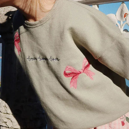 Trendy Kids Apparel Kids Clothing New Embroidered Girl Sweatshirt