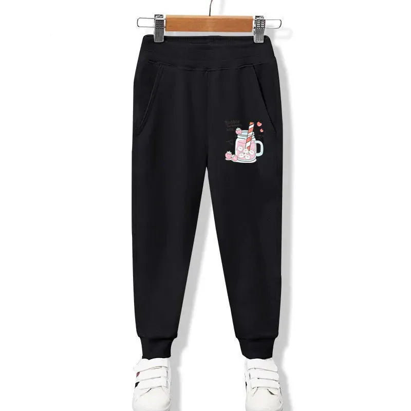 Trendy Kids Apparel Kids Clothing New Girls Elastic Pants