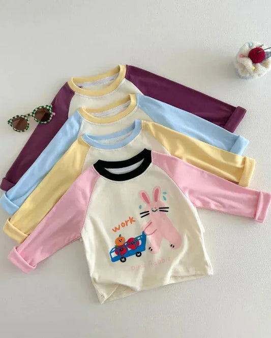 Trendy Kids Apparel Kids Clothing New Spring/Autumn: Baby Boy & Girl Long Sleeve Cotton Base Layer Shirt