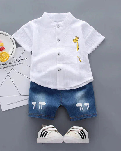 Trendy Kids Apparel Kids Clothing Outfits Set Baby Clothes