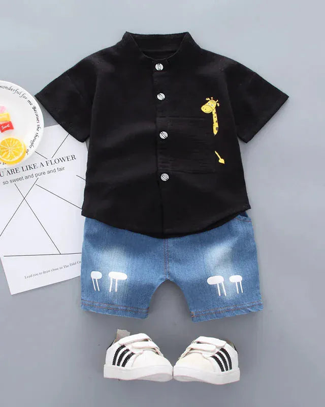 Trendy Kids Apparel Kids Clothing Outfits Set Baby Clothes