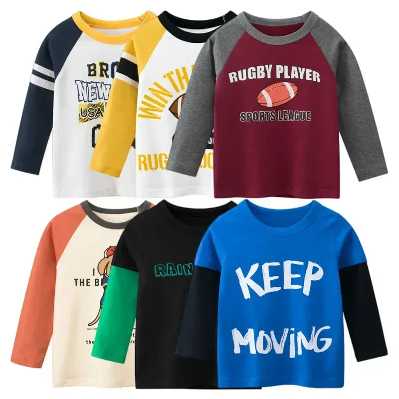 Trendy Kids Apparel Kids Clothing Print Cotton Boys T-shirt