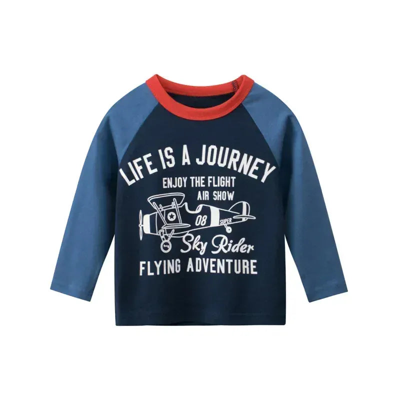 Trendy Kids Apparel Kids Clothing Print Cotton Boys T-shirt