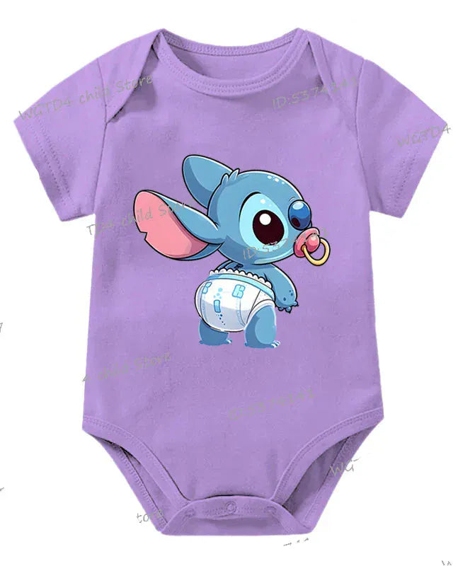 Trendy Kids Apparel Kids Clothing Soft Short-Sleeve Romper