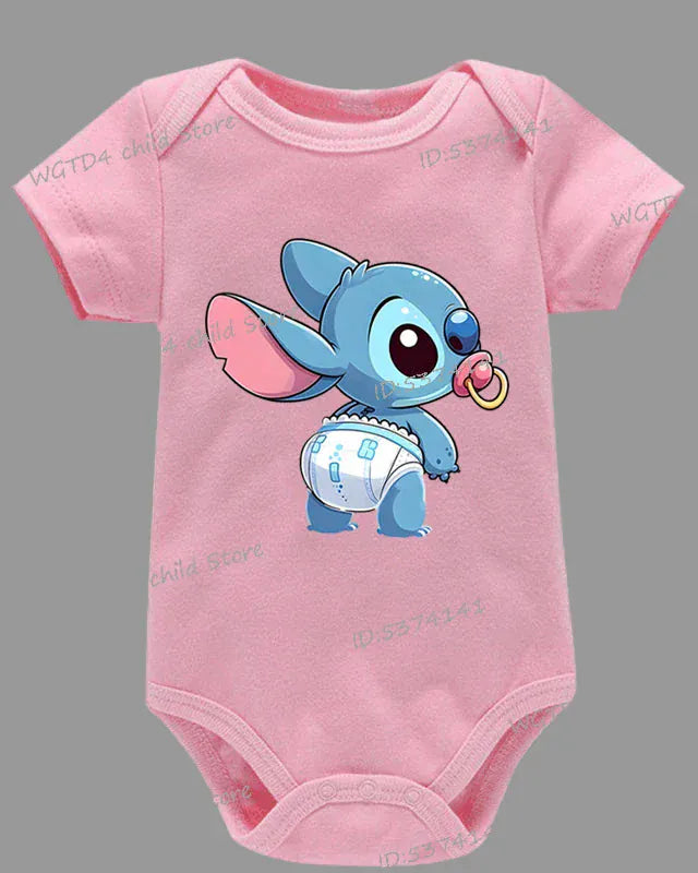 Trendy Kids Apparel Kids Clothing Soft Short-Sleeve Romper