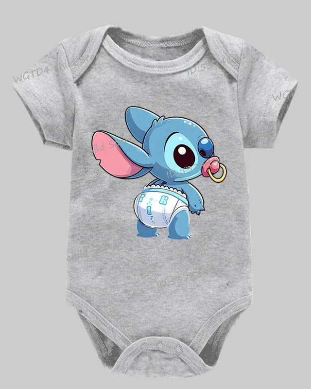 Trendy Kids Apparel Kids Clothing Soft Short-Sleeve Romper