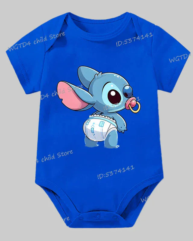 Trendy Kids Apparel Kids Clothing Soft Short-Sleeve Romper