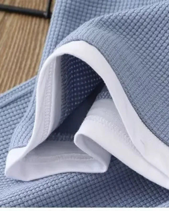 Trendy Kids Apparel Kids Clothing Summer 2-Piece Waffle Outfit | Short Sleeve Hoodie & Matching Bottoms