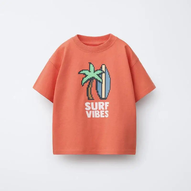 Trendy Kids Apparel Kids Clothing Summer Short Sleeved T-shirt