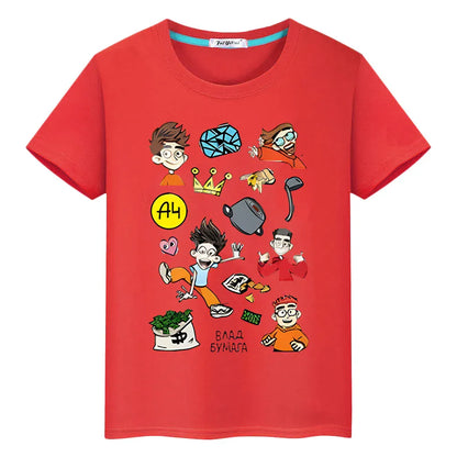 Trendy Kids Apparel Kids Clothing T-shirt 100% Cotton