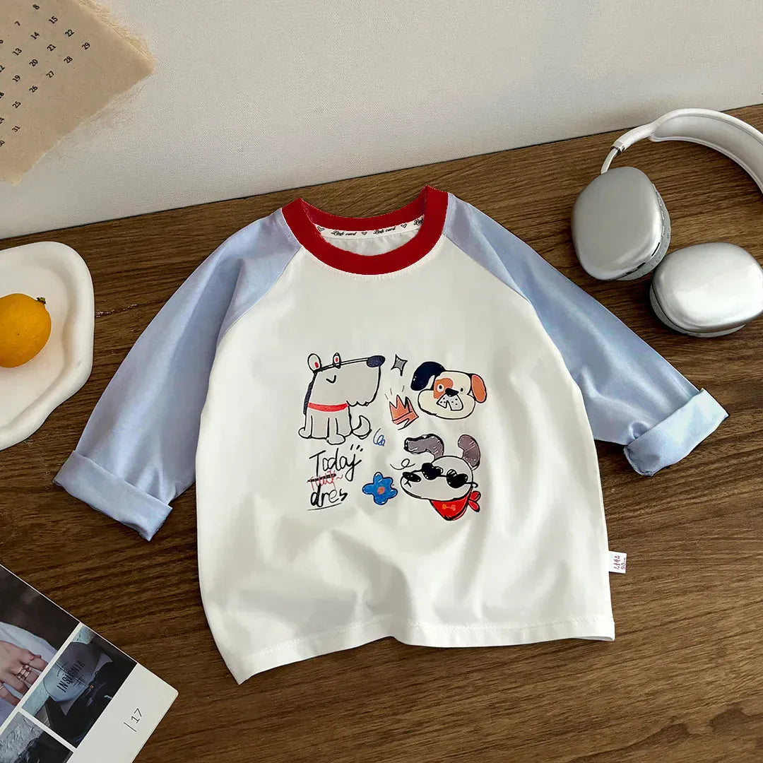 Trendy Kids Apparel Kids Clothing T-shirt Cotton Boys