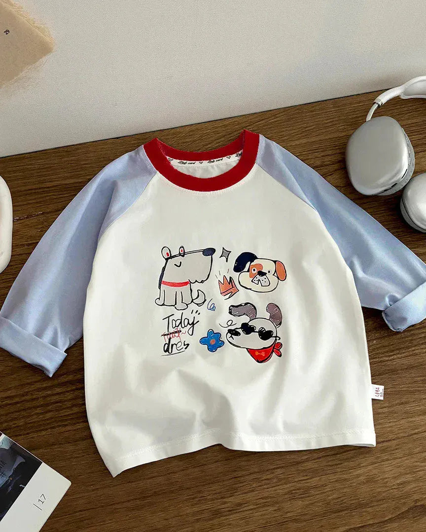 Trendy Kids Apparel Kids Clothing T-shirt Cotton Boys