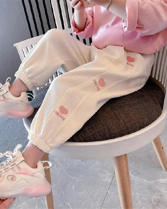 Trendy Kids Apparel Kids Clothing Teen Girls' Sport Joggers - Loose Fit Outdoor Pants