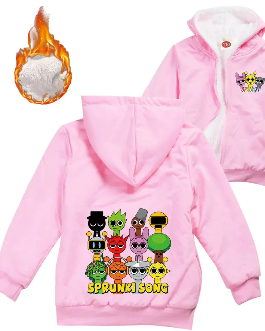 Trendy Kids Apparel Kids Clothing Themed Kids' Winter Fleece Jacket
