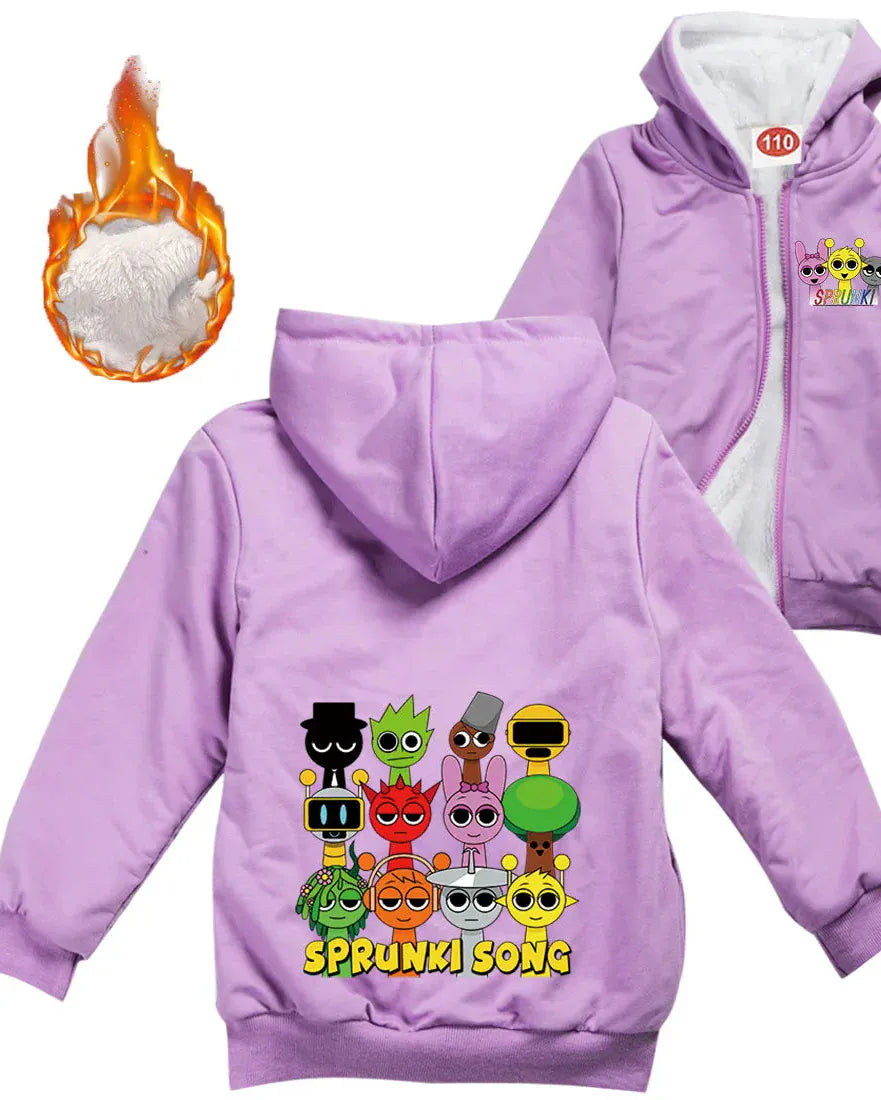 Trendy Kids Apparel Kids Clothing Themed Kids' Winter Fleece Jacket