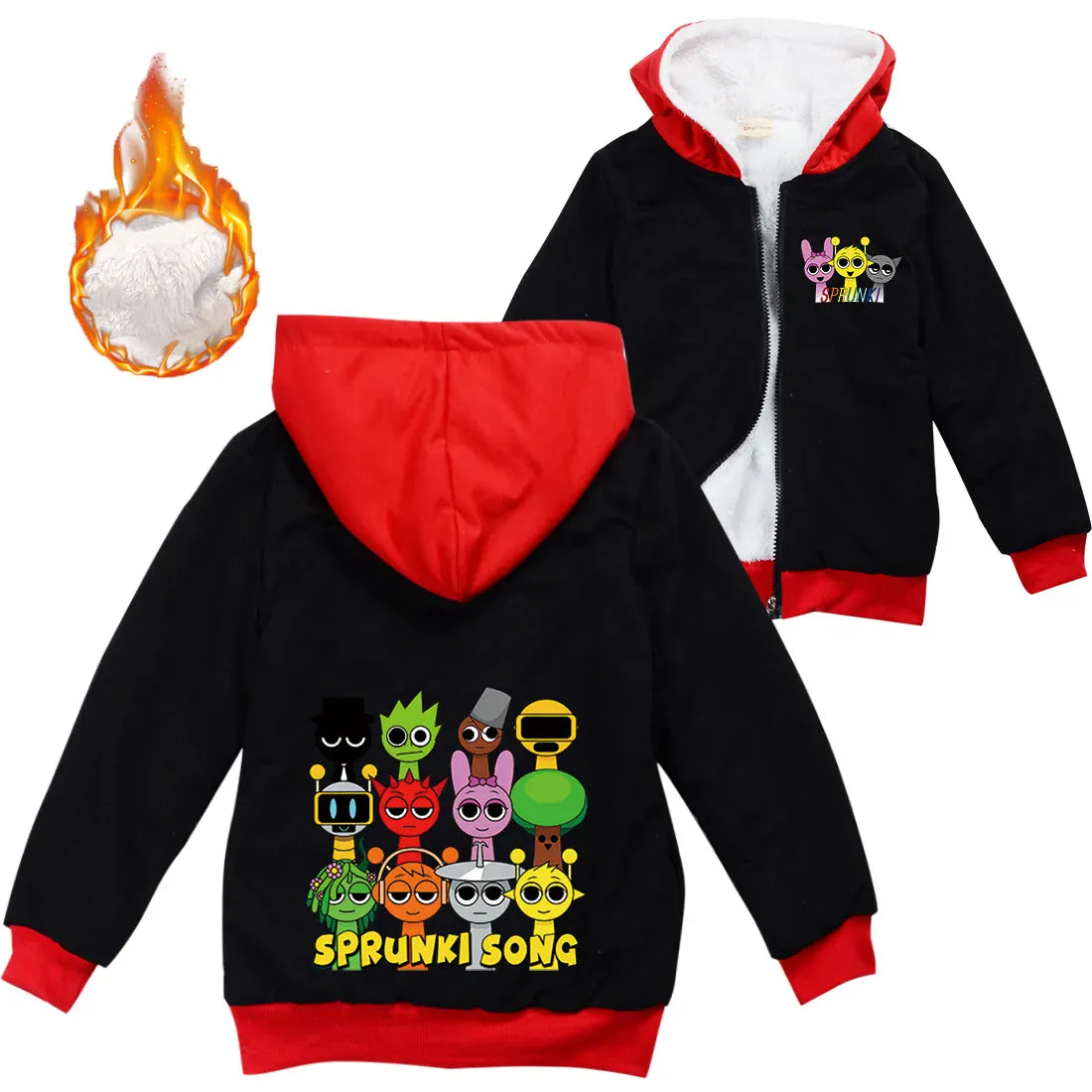 Trendy Kids Apparel Kids Clothing Themed Kids' Winter Fleece Jacket