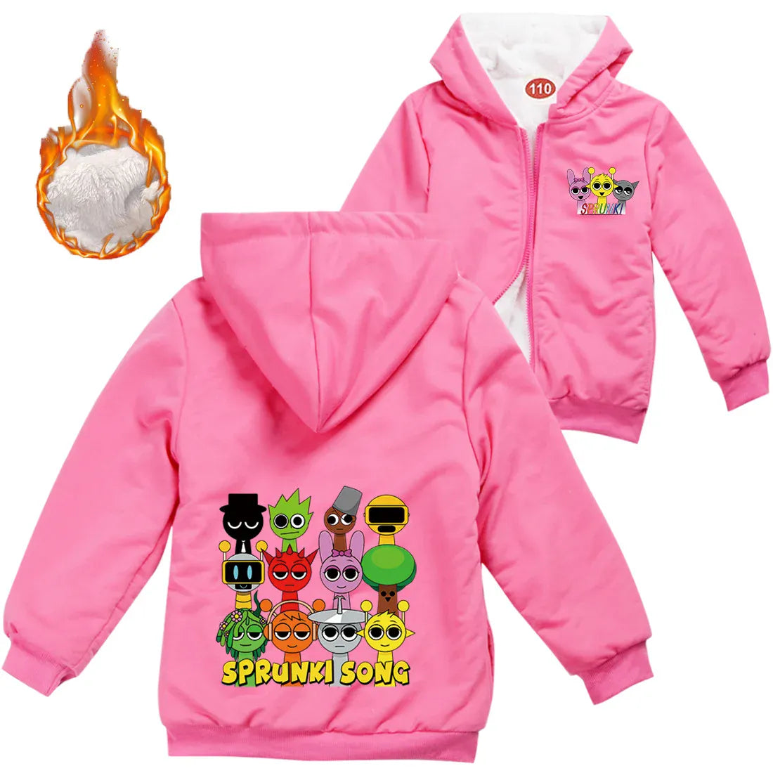 Trendy Kids Apparel Kids Clothing Themed Kids' Winter Fleece Jacket