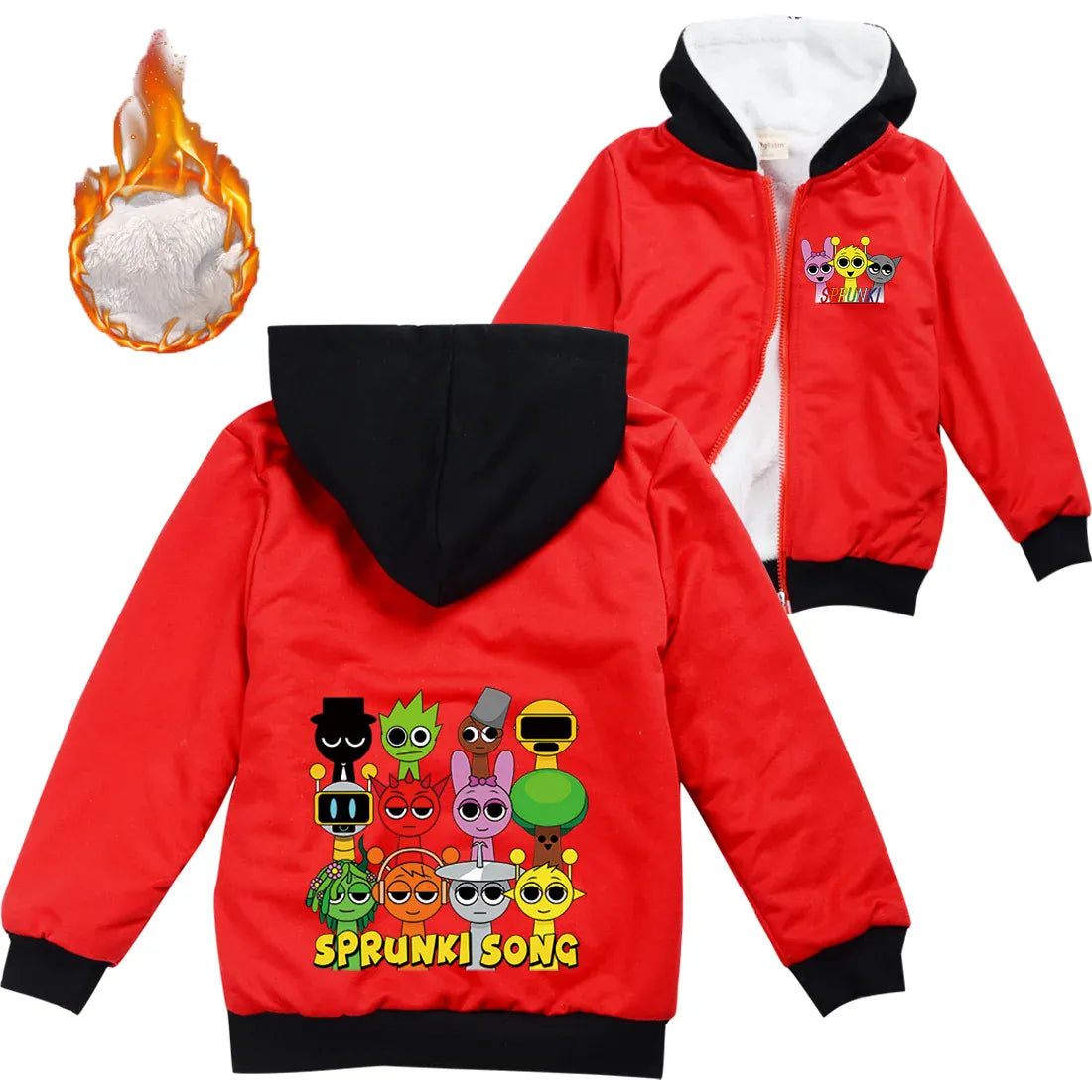 Trendy Kids Apparel Kids Clothing Themed Kids' Winter Fleece Jacket