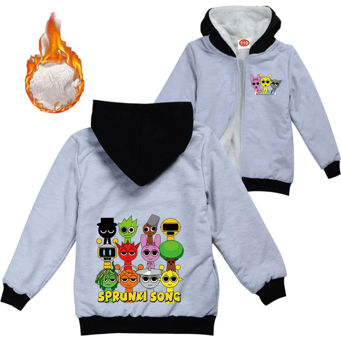 Trendy Kids Apparel Kids Clothing Themed Kids' Winter Fleece Jacket