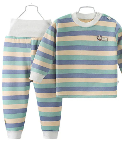 Trendy Kids Apparel Kids Clothing Thicken Warm Plush Children Unisex Sets