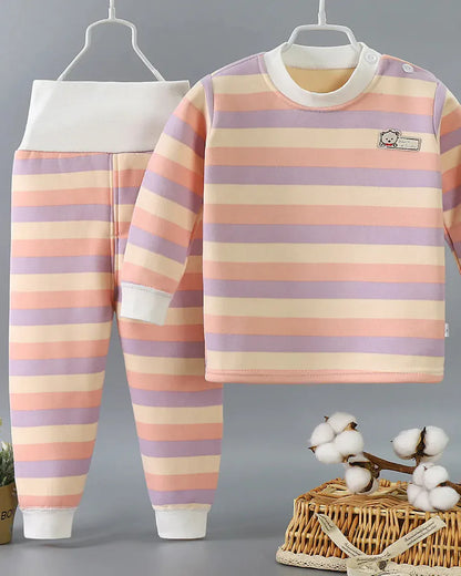 Trendy Kids Apparel Kids Clothing Thicken Warm Plush Children Unisex Sets