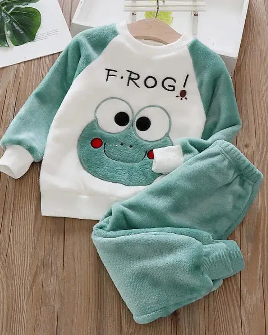 Trendy Kids Apparel Kids Clothing Toddler Flannel Pullover & Pants Set