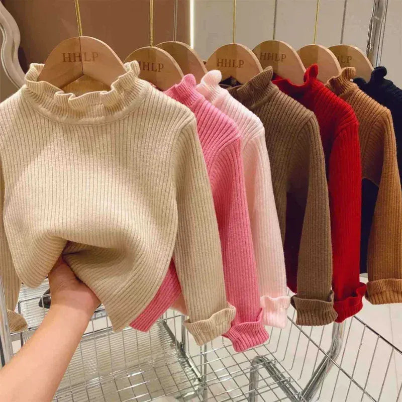 Trendy Kids Apparel Kids Clothing Toddler Girls' Cotton Knit Sweater