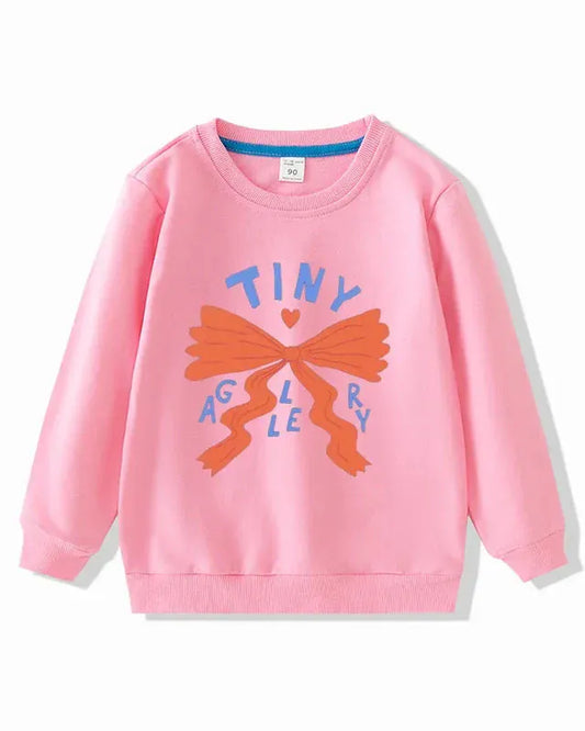 Trendy Kids Apparel Kids Clothing Unisex Autumn Cartoon Print Cotton Hoodie Sweatshirt