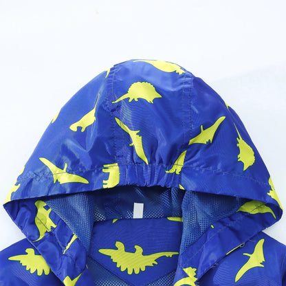 Trendy Kids Apparel Kids Clothing Unisex Autumn/Spring Cartoon Animal Hooded Jacket