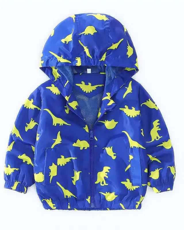 Trendy Kids Apparel Kids Clothing Unisex Autumn/Spring Cartoon Animal Hooded Jacket