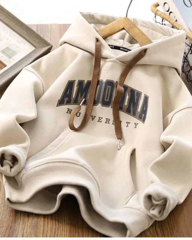 Trendy Kids Apparel Kids Clothing Warm Thicken Sweatshirt