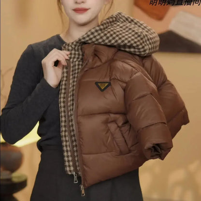 Trendy Kids Apparel Kids Clothing Winter Cotton Jacket Patchwork